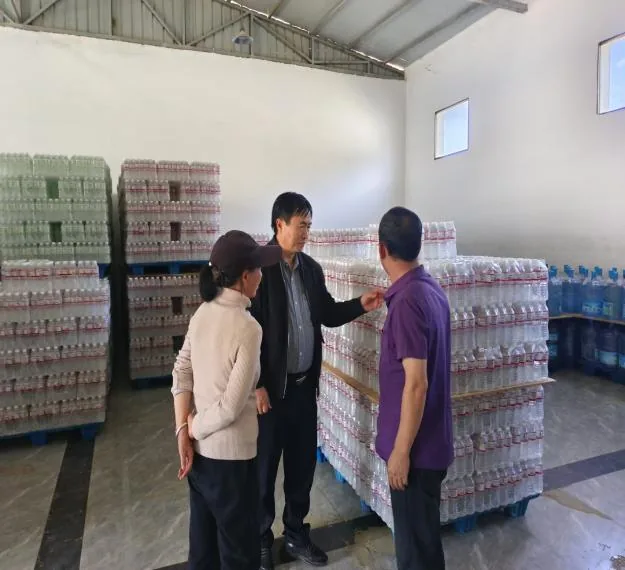 赴永胜县竹溪山泉纯净水厂调研工作简报原文配图