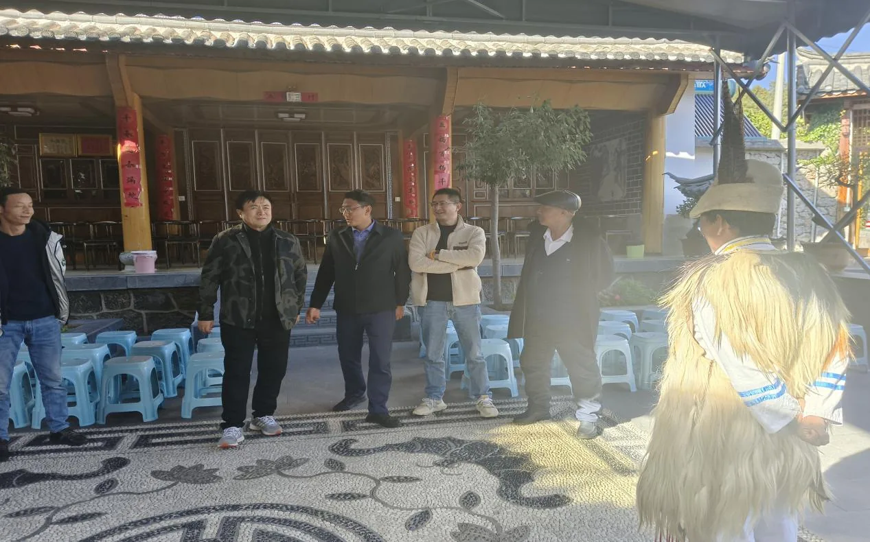 赴黄山镇白沙细乐传习馆调研工作简报原文配图