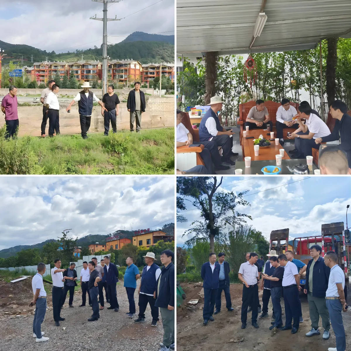 丽江西促会引领投资企业考察团到永胜程海白云山景区和宁蒗彝乡小镇项目地进行考察的工作简报原文配图