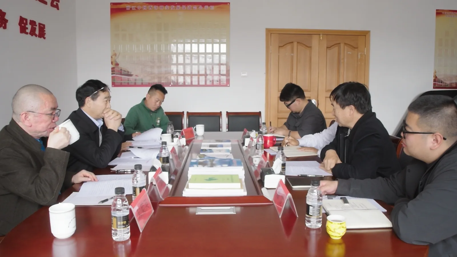 迎接省西促会调研指导 深化两级协会联动协作工作简报原文配图